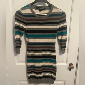 French Connection Striped Sweater Dress